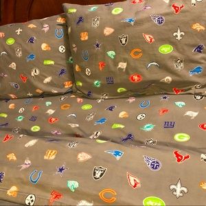 Pottery Barn Teen Queen NFL Sheet Set